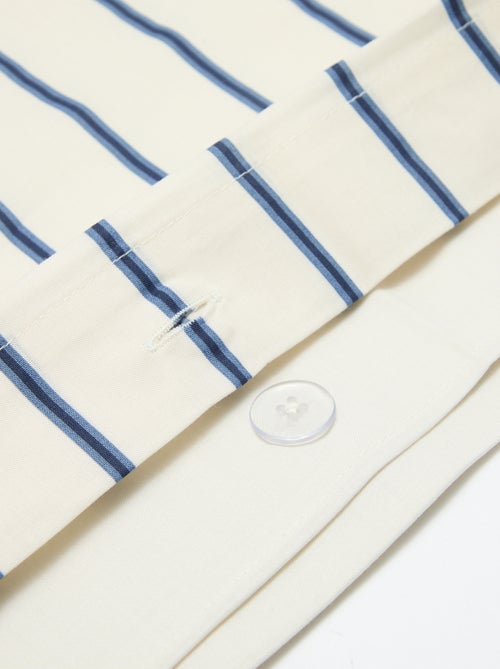 Set copripiumino singolo (140 x 200cm) in cotone 57 fili - Kiabi Home - Kiabi