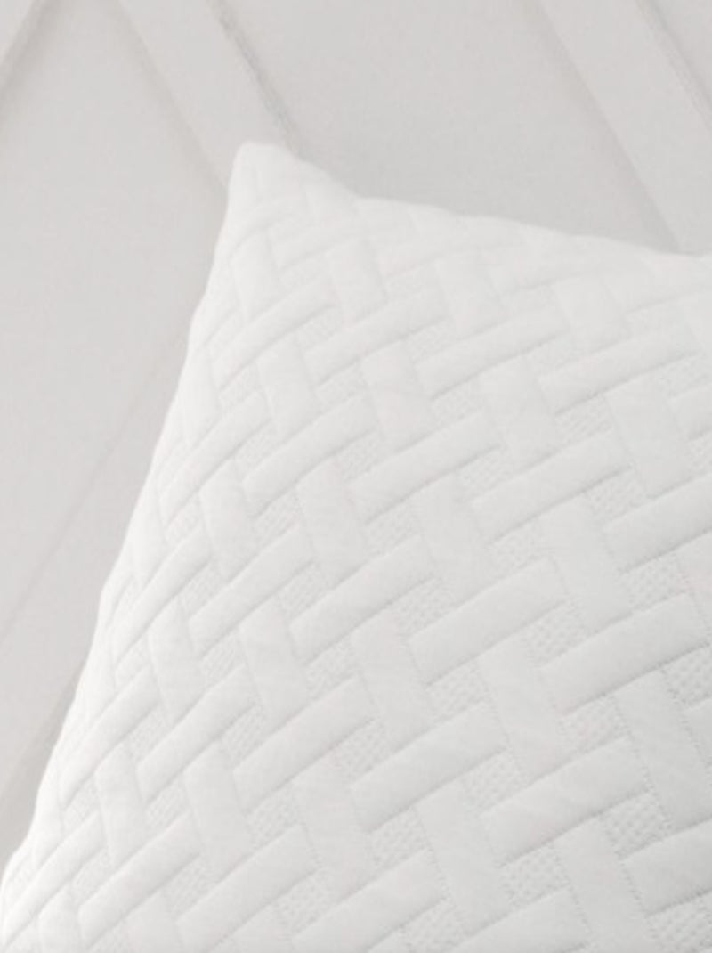 Set da 2 Cuscino in Poliestere Flocon Mémoire de Forme PROMO LINGE Bianco - Kiabi