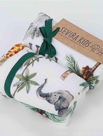 Set da 2 fasce per neonato in viscosa di bambù - SEVIRA KIDS