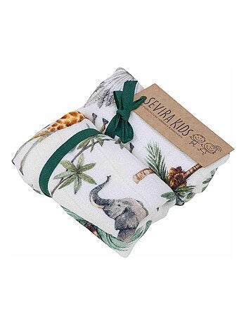 Set da 2 fasce per neonato in viscosa di bambù | SEVIRA KIDS