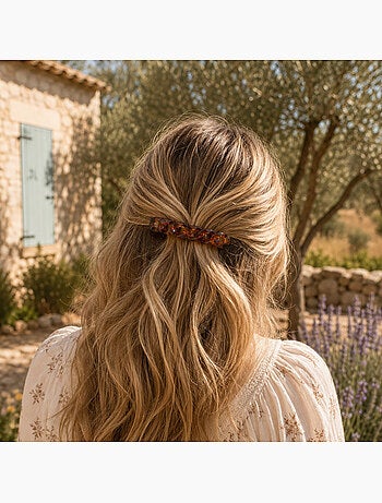 Set da 2 fermagli per capelli con maglie larghe
