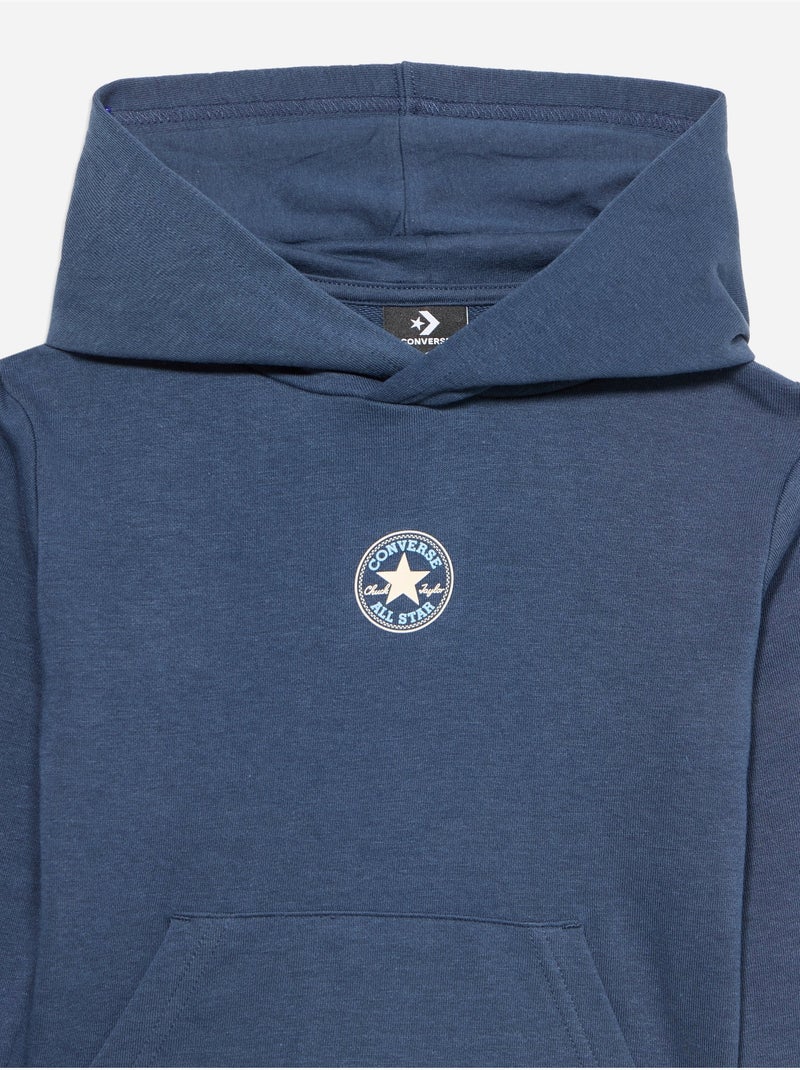 Set da 2 pezzi composto da felpa con cappuccio e pantaloni - converse Blu marino - Kiabi