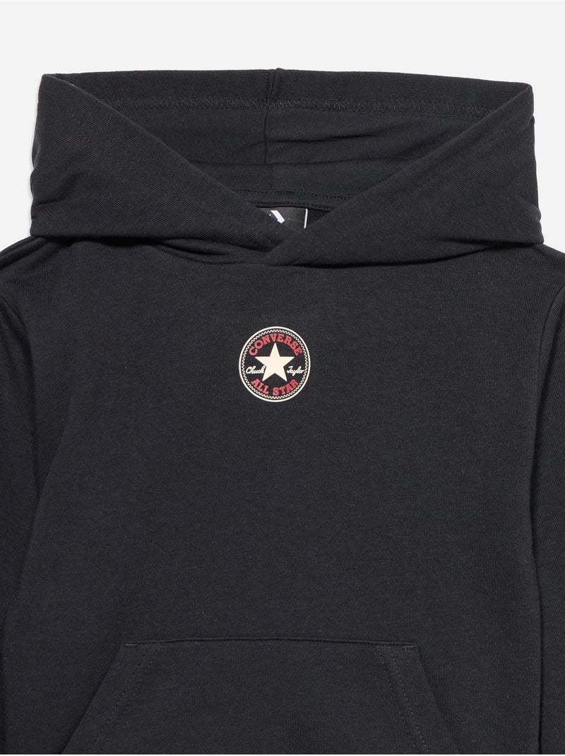 Set da 2 pezzi composto da felpa con cappuccio e pantaloni - converse Nero - Kiabi