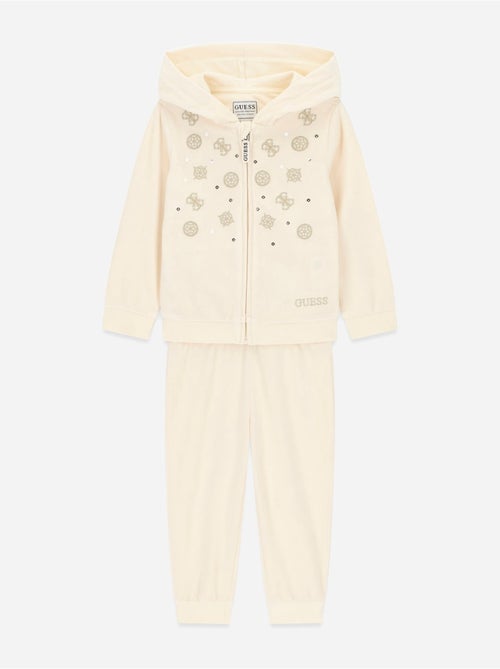 Set da 2 pezzi composto da felpa con cappuccio e pantaloni - guess kids - Kiabi Set da 2 pezzi composto da felpa con cappuccio e pantaloni - guess kids - Kiabi