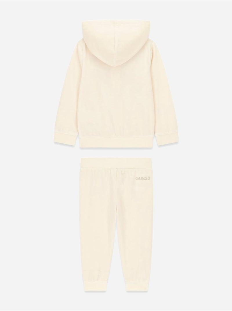 Set da 2 pezzi composto da felpa con cappuccio e pantaloni - guess kids Beige - Kiabi