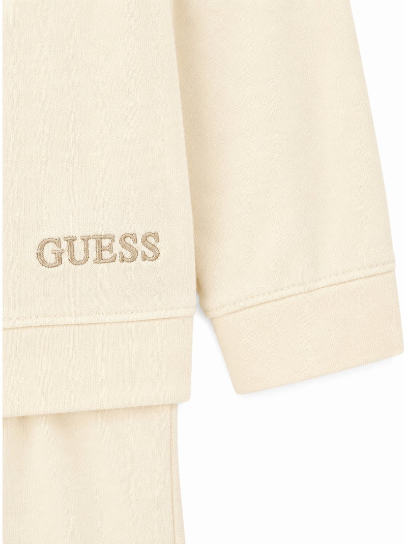 Set da 2 pezzi composto da felpa con cappuccio e pantaloni - guess kids Beige - Kiabi