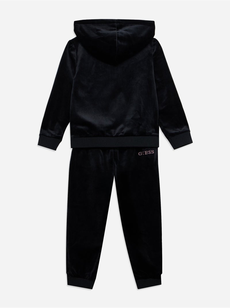 Set da 2 pezzi composto da felpa con cappuccio e pantaloni - guess kids Nero - Kiabi
