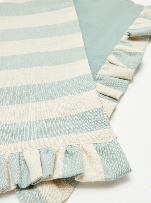 Set da 2 tovagliette (32x45 cm) con volant - Kiabi