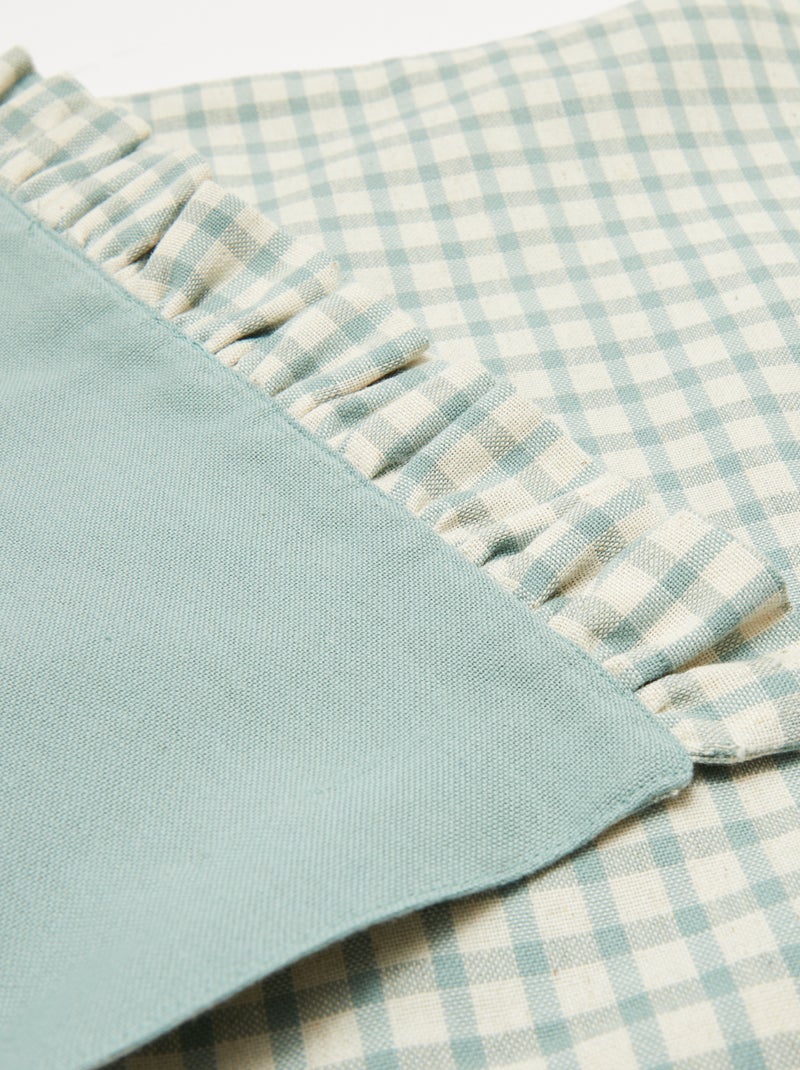 Set da 2 tovagliette (32x45 cm) con volant BLU - Kiabi