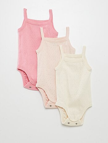 Set da 3 body evolutivi con spalline