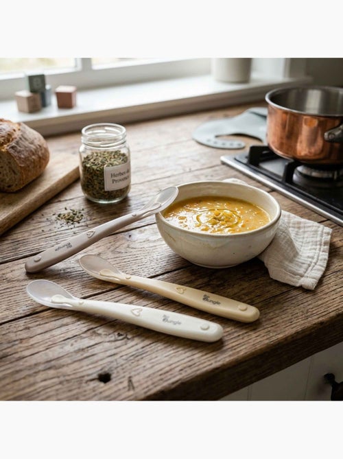 Set da 3 cucchiai in silicone per neonati | Bo Jungle - Kiabi