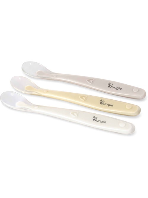 Set da 3 cucchiai in silicone per neonati | bo jungle | bo jungle - Kiabi