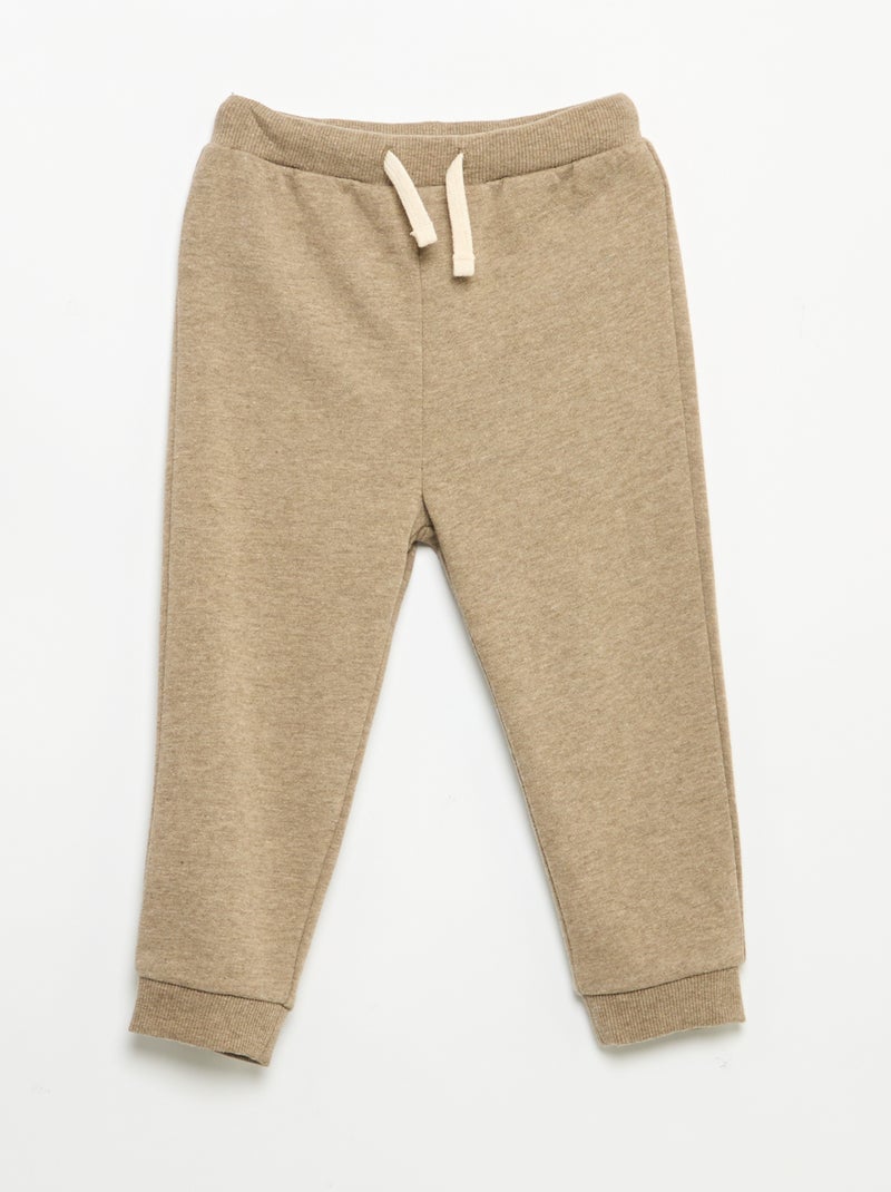 Set da 3 jogging in French Terry Beige - Kiabi