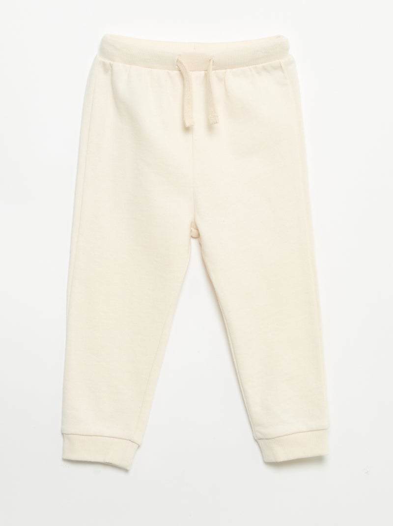 Set da 3 jogging in French Terry Beige - Kiabi