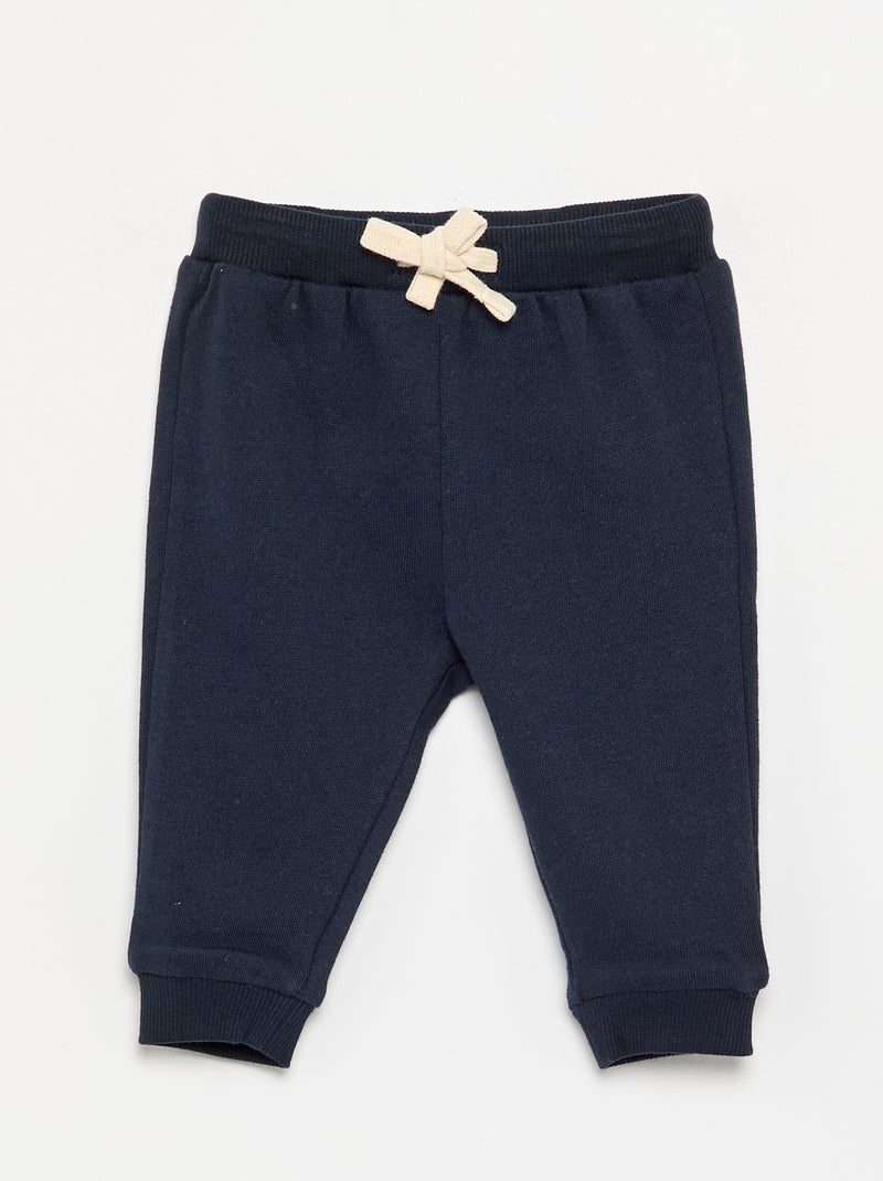 Set da 3 jogging in French Terry Blu - Kiabi