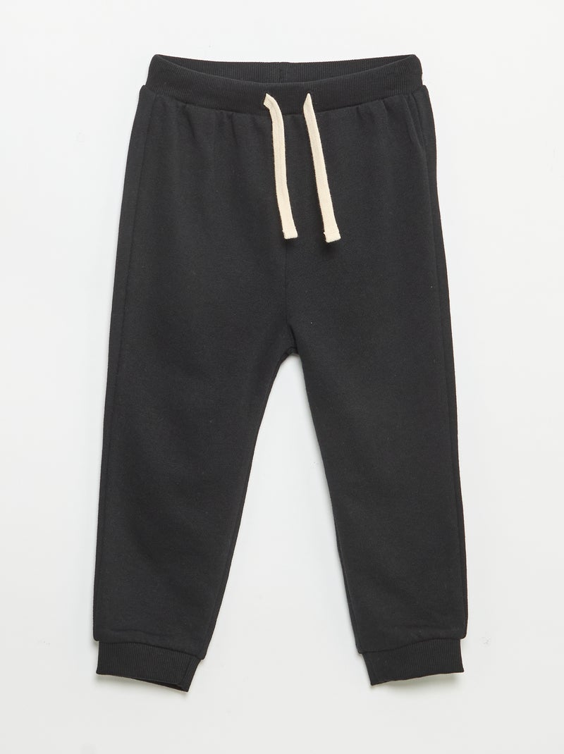 Set da 3 jogging in French Terry Nero - Kiabi