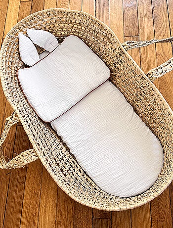 Set da 3 lenzuolini con angoli per culla in cotone, safari | sevira kids | sevira kids