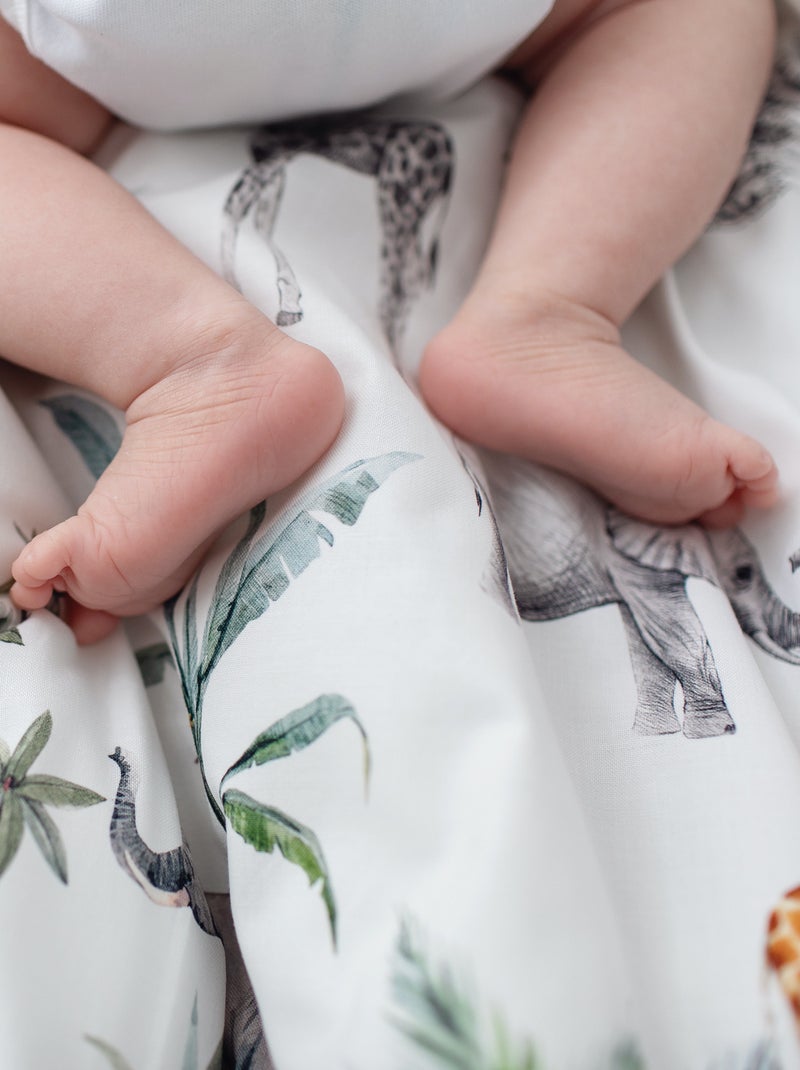 Set da 3 lenzuolini con angoli per culla in cotone, safari | sevira kids | sevira kids Verde - Kiabi