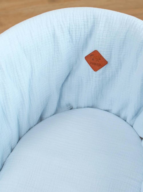 Set da 3 lenzuolini con angoli per culla in mussola di cotone tinta unita | SEVIRA KIDS - Kiabi