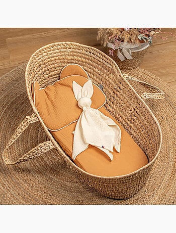 Set da 3 lenzuolini per culla in mussola di cotone per neonato | sevira kids | sevira kids