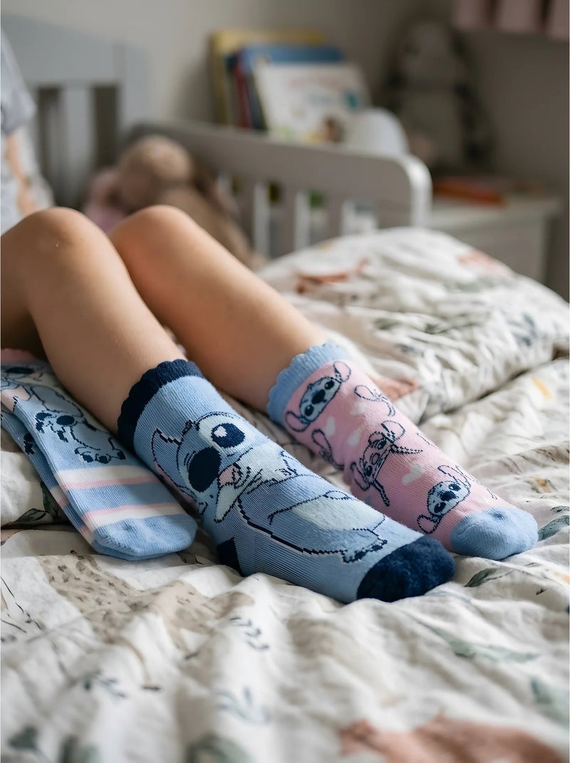 Set da 3 paia di calzini stitch disney Multicolore - Kiabi