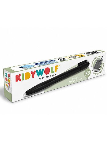 Set da 3 penne di ricambio kidypen per kidydraw mini | Kidywolf