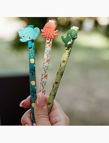 Set da 3 penne gel cancellabili | sassi junior | sassi junior