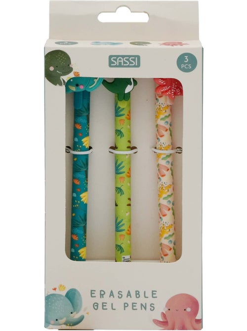 Set da 3 penne gel cancellabili | sassi junior | sassi junior - Kiabi Set da 3 penne gel cancellabili | sassi junior | sassi junior - Kiabi