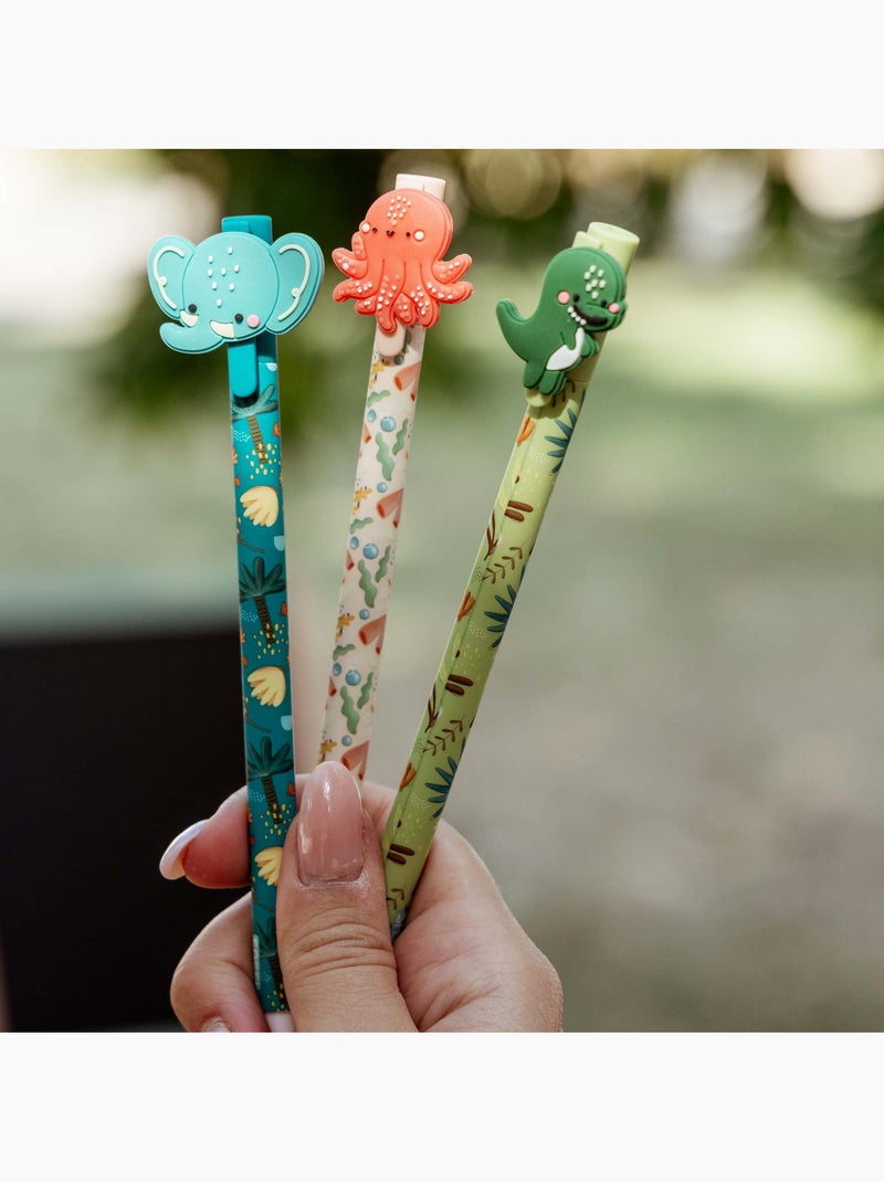 Set da 3 penne gel cancellabili | sassi junior | sassi junior Beige - Kiabi