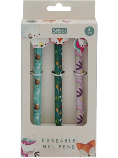 Set da 3 penne gel cancellabili | sassi junior | sassi junior - Kiabi