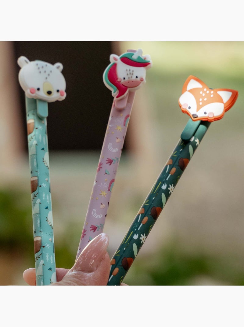 Set da 3 penne gel cancellabili | sassi junior | sassi junior Blu - Kiabi