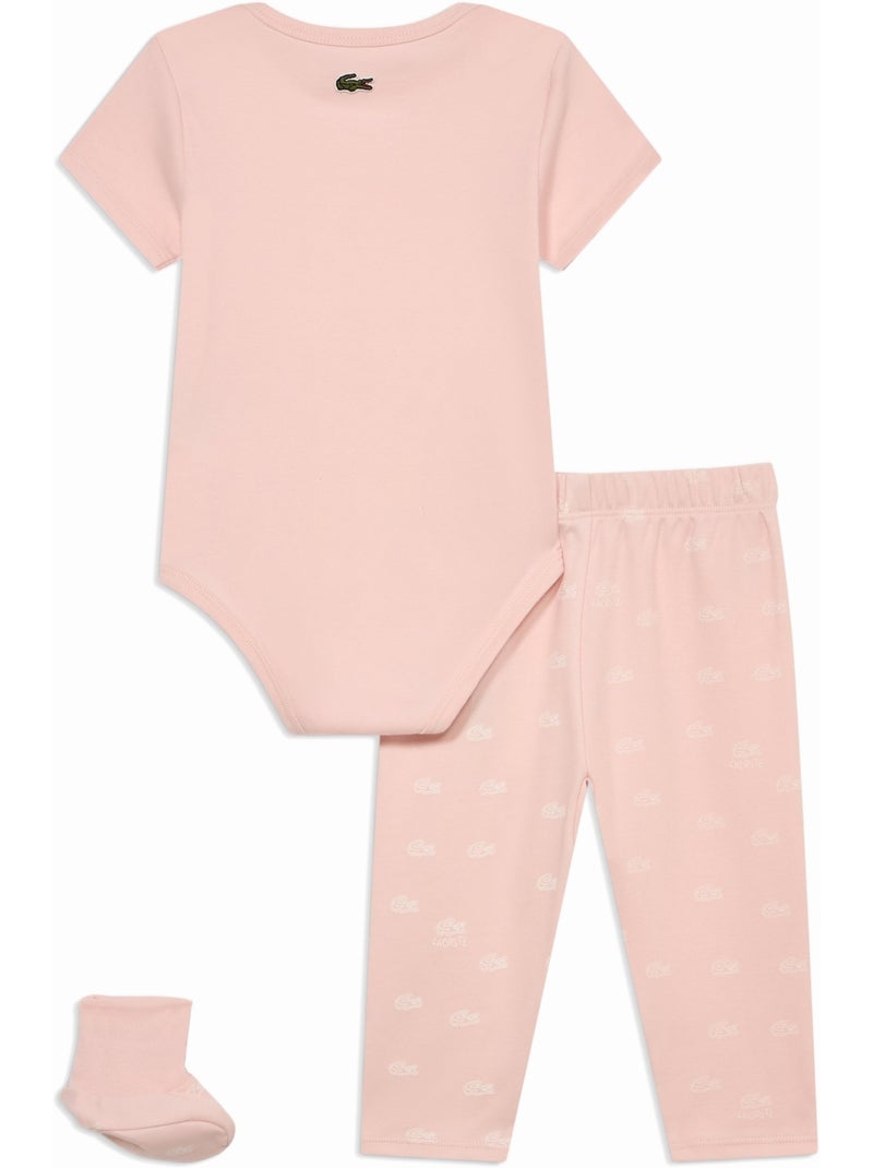 Set da 3 pezzi - lacoste Rosa chiaro - Kiabi