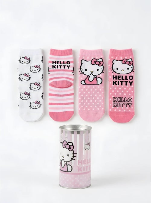 Set da 4 paia di calzini hello kitty - Kiabi