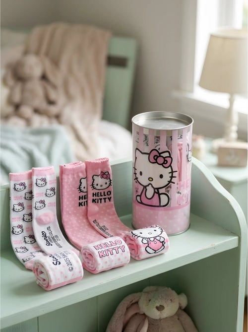 Set da 4 paia di calzini hello kitty - Kiabi