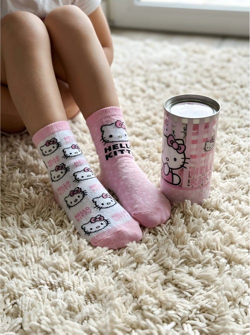 Set da 4 paia di calzini hello kitty - Kiabi