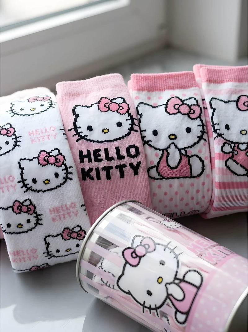 Set da 4 paia di calzini hello kitty Bianco - Kiabi