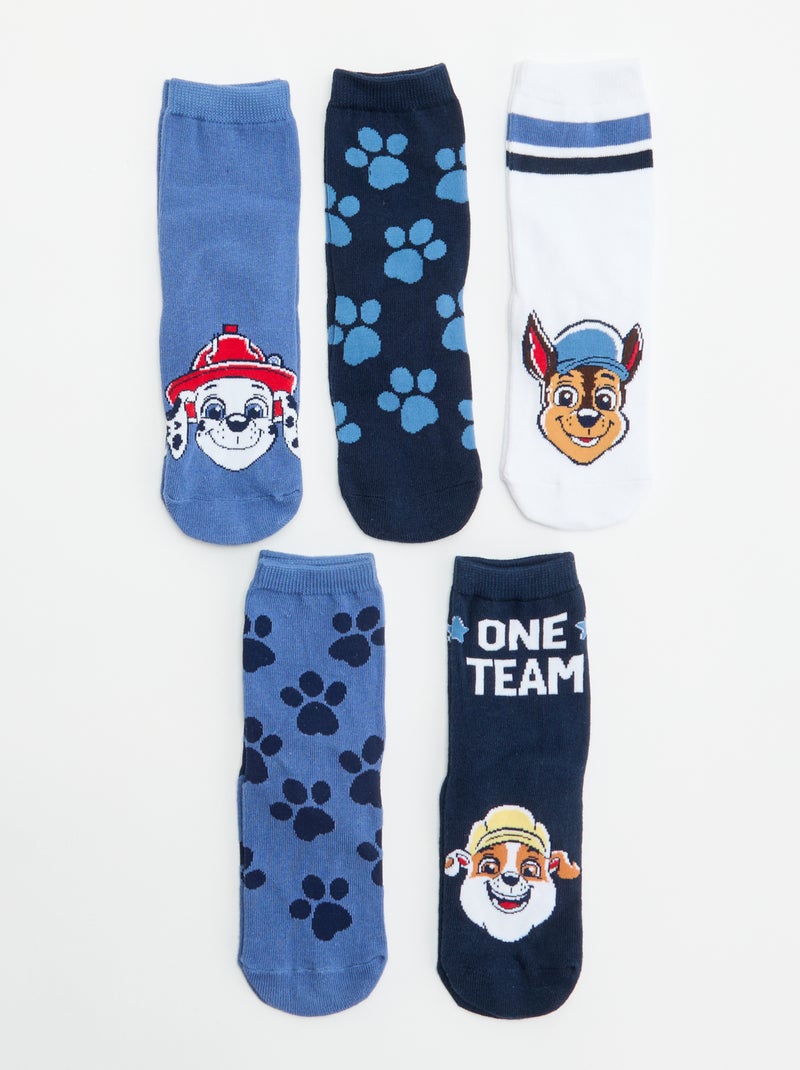 Set da 5 calzini 'Paw Patrol' Blu - Kiabi