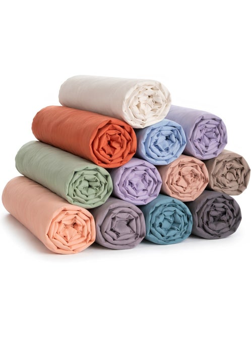 Set da 5 Lenzuola con angoli in Cotone PROMO LINGE couleurs aléatoires - Kiabi Set da 5 Lenzuola con angoli in Cotone PROMO LINGE couleurs aléatoires - Kiabi
