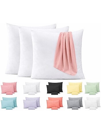 Set da 6 Cuscino in Cotone couleurs aléatoires PROMO LINGE