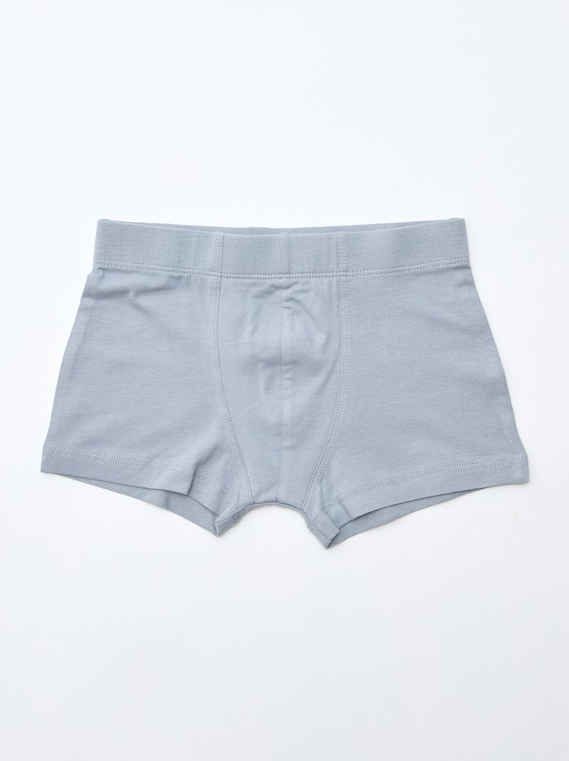 Set da 7 boxer tinta unita da uomo Beige - Kiabi