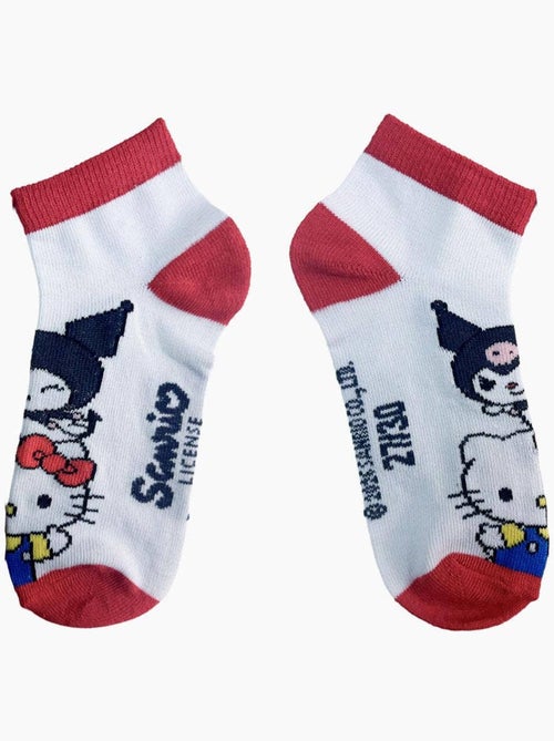Set da 7 paia di calzini corti hello kitty sanrio - Kiabi
