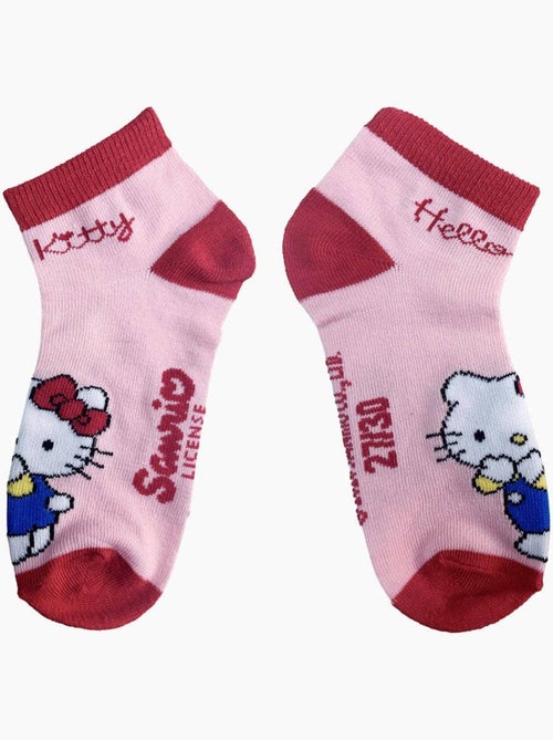 Set da 7 paia di calzini corti hello kitty sanrio - Kiabi