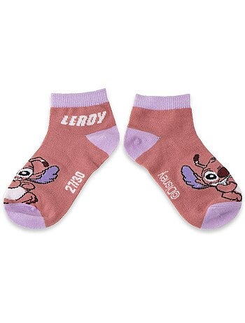 Set da 7 paia di calzini corti stitch disney