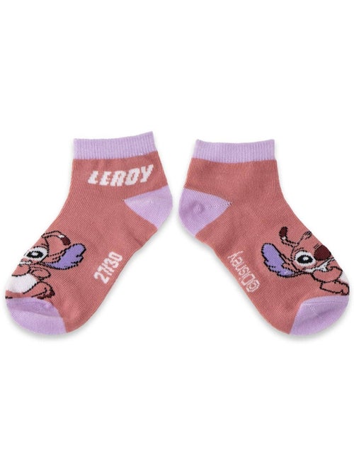 Set da 7 paia di calzini corti stitch disney - Kiabi
