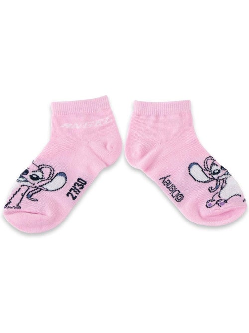 Set da 7 paia di calzini corti stitch disney - Kiabi