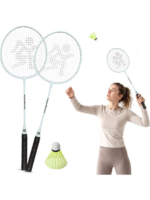 Set da badminton HyperMotion – 2 racchette, 1 volano, colore salvia - Kiabi Set da badminton HyperMotion – 2 racchette, 1 volano, colore salvia - Kiabi