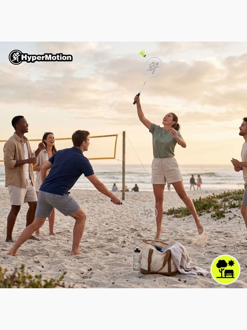 Set da badminton HyperMotion – 2 racchette, 1 volano, colore salvia - Kiabi Set da badminton HyperMotion – 2 racchette, 1 volano, colore salvia - Kiabi