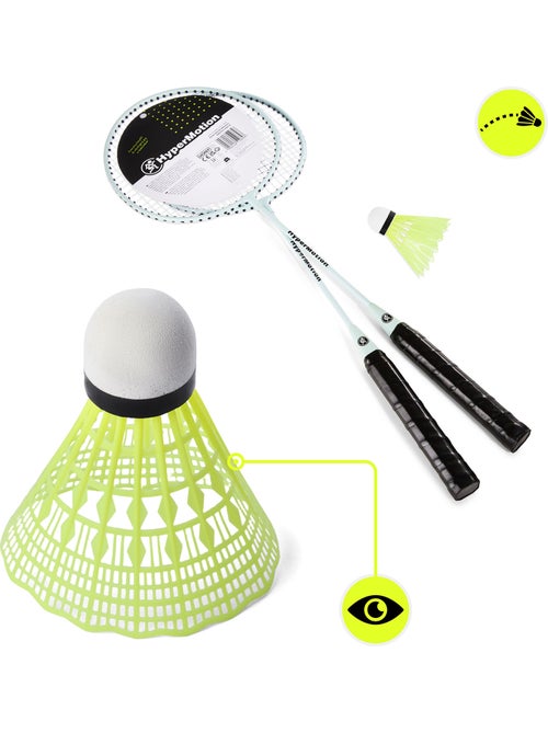 Set da badminton HyperMotion – 2 racchette, 1 volano, colore salvia - Kiabi Set da badminton HyperMotion – 2 racchette, 1 volano, colore salvia - Kiabi
