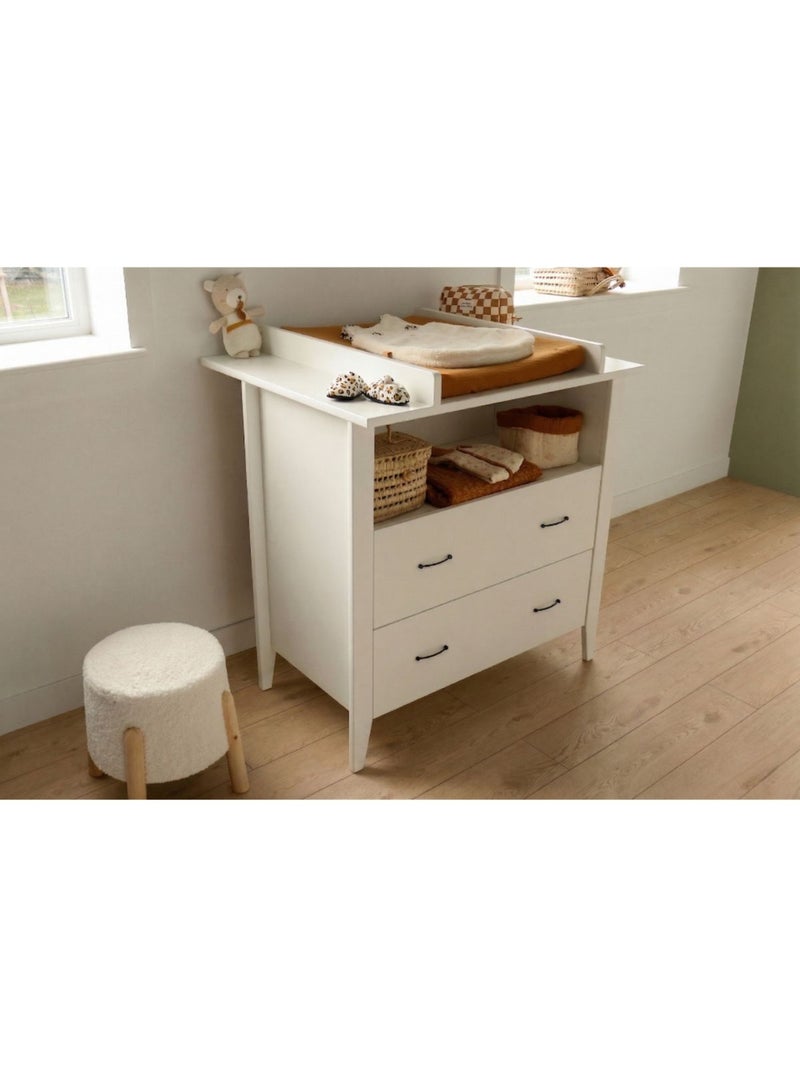 Set da cameretta per neonati a 3 pezzi Angèle, lettino per neonati 120x60 con sponde, - SAUTHON Bianco - Kiabi