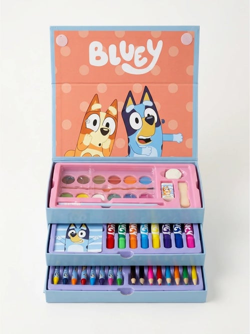 Set da colorare con valigetta portaoggetti bluey - Kiabi Set da colorare con valigetta portaoggetti bluey - Kiabi